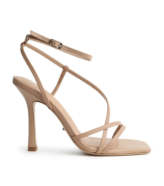 Tony Bianco Franci Skin Sheep Nappa 10.5cm Strappy Heels Skin Color | QMYWA44090