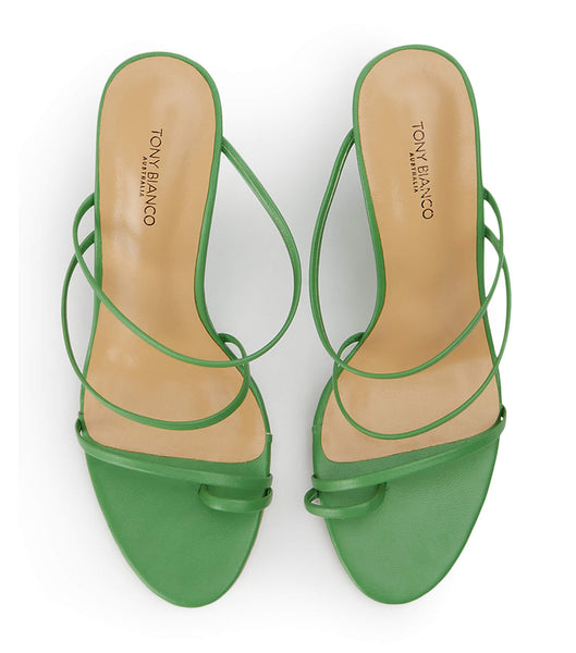 Tony Bianco Gaia Acid Green 11cm Wedges Green | MYJVR33653