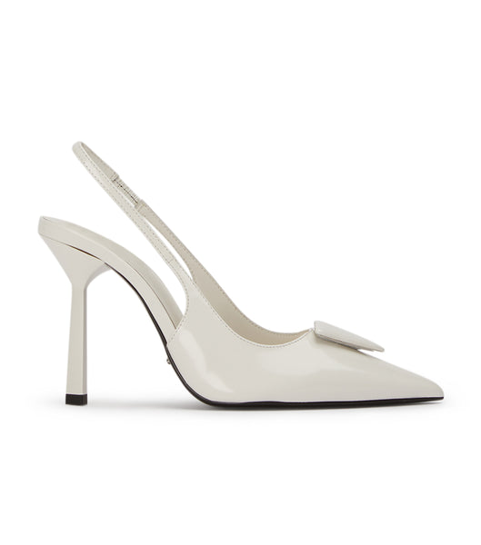 Tony Bianco Ginger White Hi Shine 10cm Event Heels White | YMYVQ79377