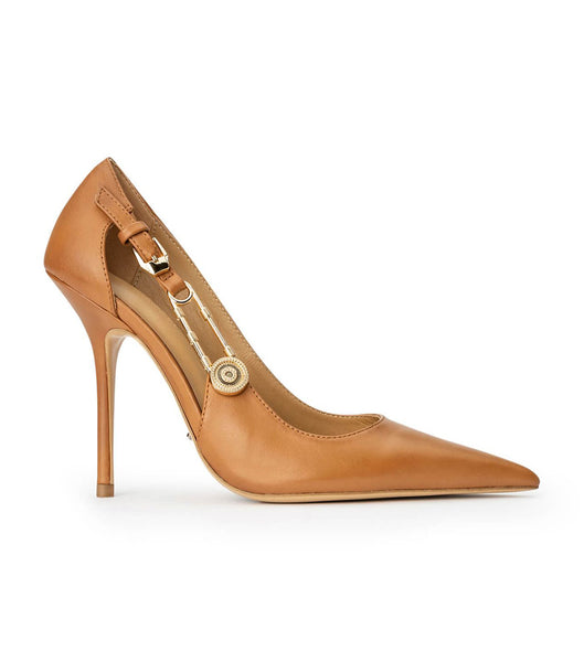 Tony Bianco Glow Tan Como 11cm Event Heels Brown | MYCIF56296