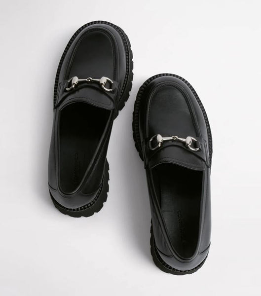 Tony Bianco Greer Black Como 4cm Loafers Black | PMYER68531