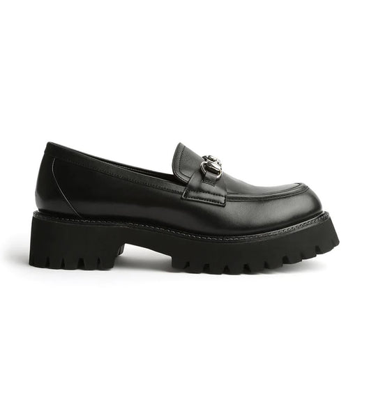 Tony Bianco Greer Black Como 4cm Loafers Black | PMYER68531