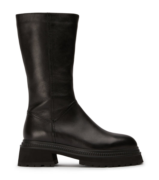 Tony Bianco Hahn Black Como 5.5cm Combat Boots Black | EMYHC62905