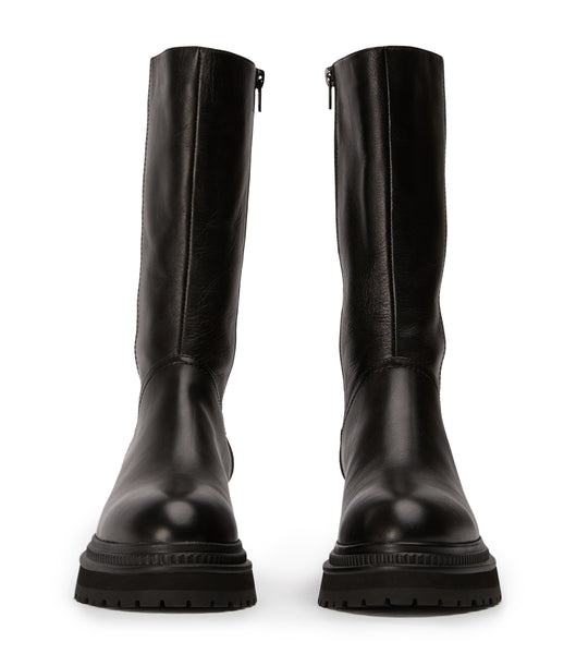 Tony Bianco Hahn Black Como 5.5cm Knee High Boots Black | XMYBH73943