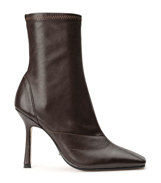 Tony Bianco Halsey Chocolate Nappa 10.5cm Ankle Boots Chocolate | AMYDF44476