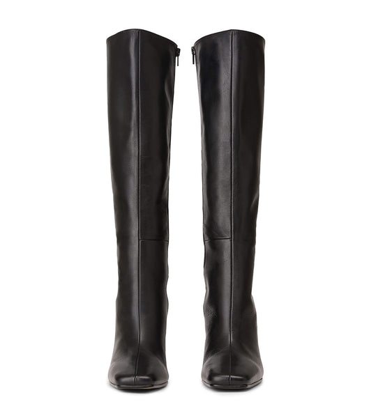 Tony Bianco Havana Black Venice 10.5cm Heeled Boots Black | SMYNY36784