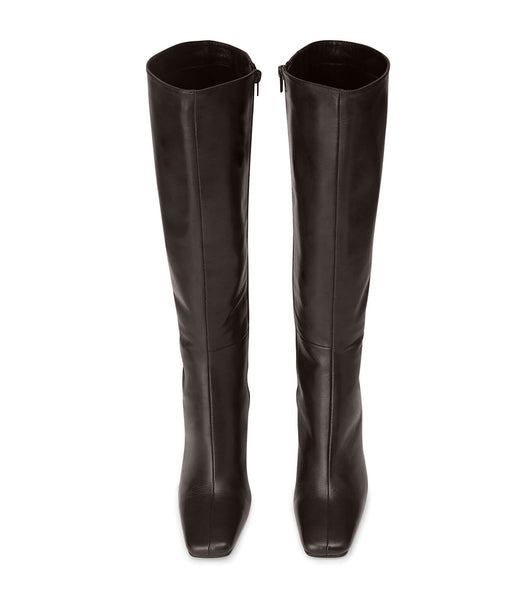 Tony Bianco Havana Chocolate Nappa 10.5cm Heeled Boots Chocolate | MYIIZ37444