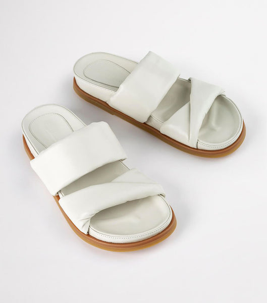 Tony Bianco Henry Dove Nappa 3.5cm Sandals White | MMYHR11881