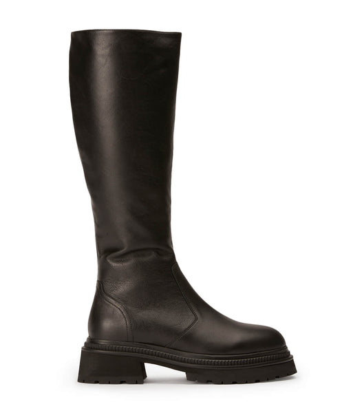 Tony Bianco Hitch Black Venice 5.5cm Knee High Boots Black | MYQCS28701