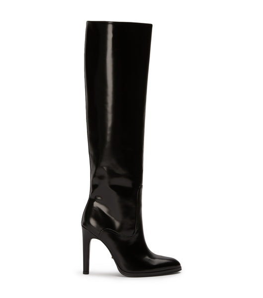 Tony Bianco Hot Black Como 10.5cm Heeled Boots Black | MYQCS88243