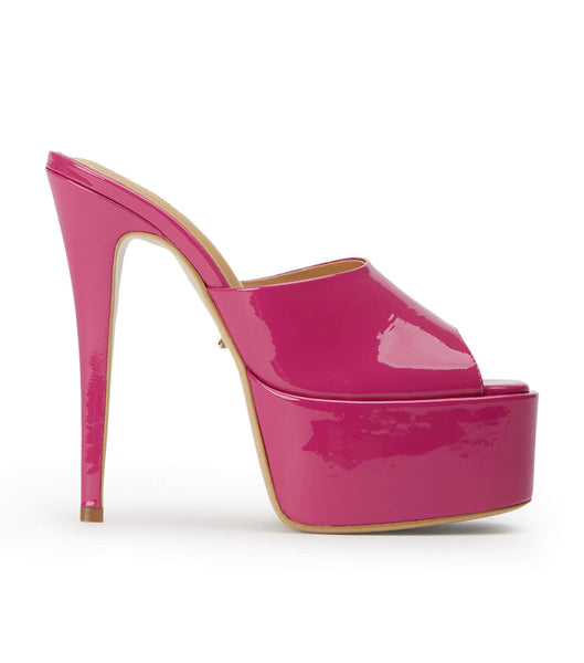 Tony Bianco Jordyn Berry Patent 15cm Platform Shoes Pink | EMYHC11797