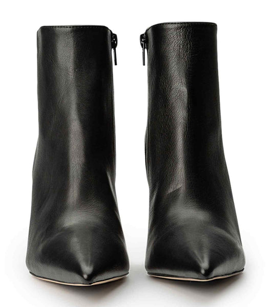 Tony Bianco Keanu Black Venice 9.5cm Ankle Boots Black | MYEGJ24539