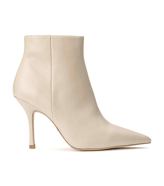 Tony Bianco Keanu Vanilla Nappa 9.5cm Ankle Boots Light Yellow | GMYUC78951