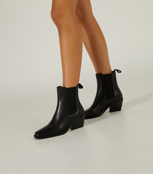 Tony Bianco King Black Como 6cm Ankle Boots Black | MYIIZ74913