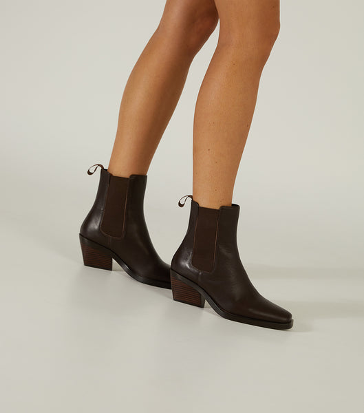 Tony Bianco King Choc Como 6cm Ankle Boots Chocolate | MYXMI98259