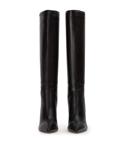 Tony Bianco Kortez Black Venice 9.5cm Heeled Boots Black | MMYFT59541