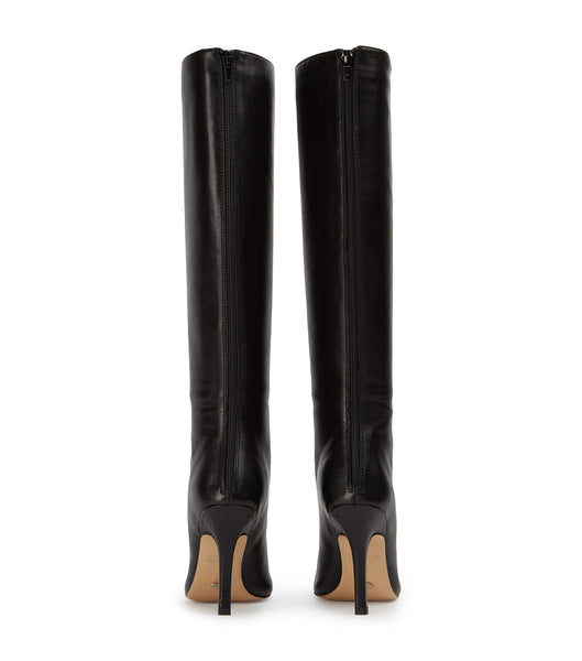 Tony Bianco Kortez Black Venice 9.5cm Heeled Boots Black | MMYFT59541