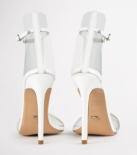 Tony Bianco Kosumi Milk Denver 11cm Bridal Heels White | PMYQX18998