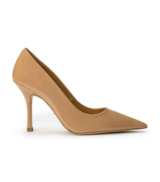 Tony Bianco Kysaia Nude Patent 9.5cm Court Shoes Beige | MYXMI10101