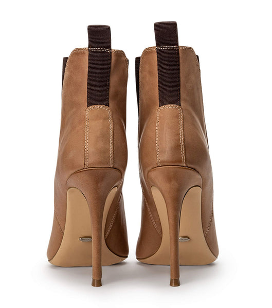 Tony Bianco Laken Caramel Diesel 10.3cm Heeled Boots Brown | MYCVG37756