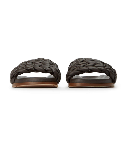 Tony Bianco Layton Chocolate Nappa Sandals Chocolate | AMYWC73494