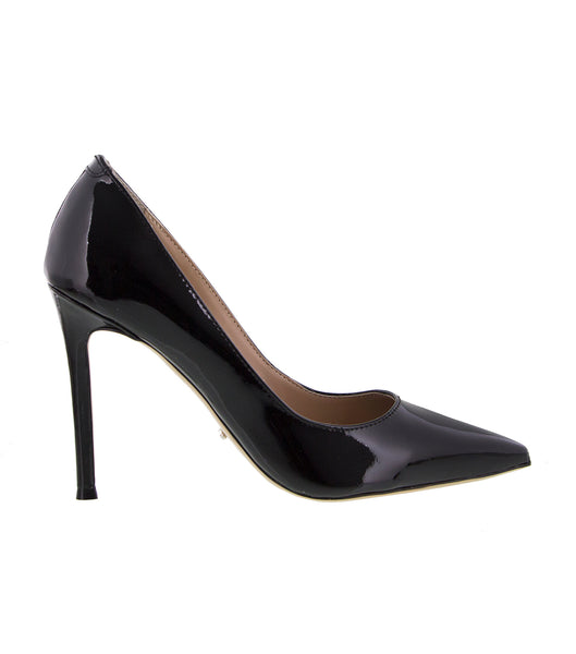 Tony Bianco Lotus Black Patent 10.3cm Court Shoes Black | MMYHR36453