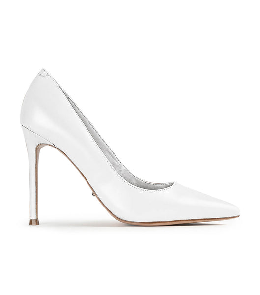 Tony Bianco Lotus Milk Capretto 10.3cm Event Heels White | ZMYMJ62357