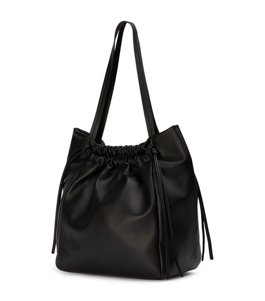 Tony Bianco Lucky Black Nappa Handbag Accessories Black | LMYTR54151