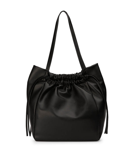 Tony Bianco Lucky Black Nappa Handbag Accessories Black | LMYTR54151