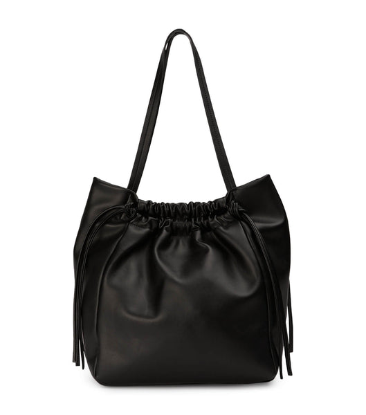 Tony Bianco Lucky Black Nappa Handbag Accessories Black | LMYTR54151