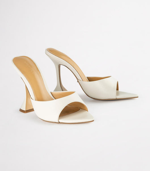 Tony Bianco Marcel Dove Nappa 10.5cm Bridal Heels White | MYDFL57953