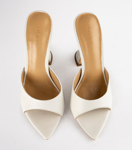 Tony Bianco Marcel Dove Nappa 10.5cm Event Heels White | MYNEJ94502