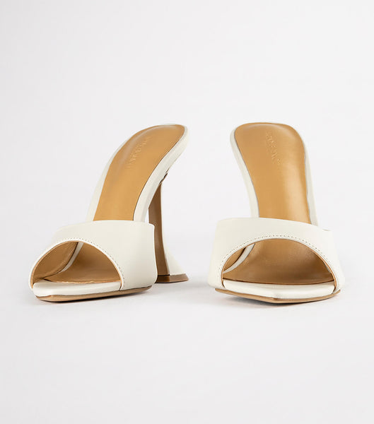 Tony Bianco Marcel Dove Nappa 10.5cm Event Heels White | MYNEJ94502