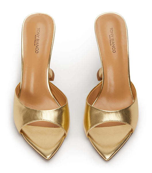 Tony Bianco Marcel Gold Nappa Metallic 10.5cm Event Heels Gold / Metal | MYJVR25893