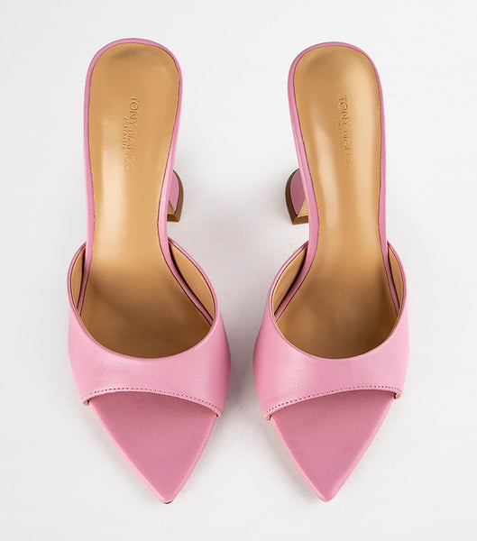 Tony Bianco Marcel Musk Nappa 10.5cm Event Heels Pink | MYIIZ35199