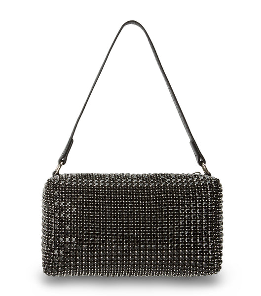 Tony Bianco Moma Black Crystal Mini Handbags Accessories Black | SMYNY96928