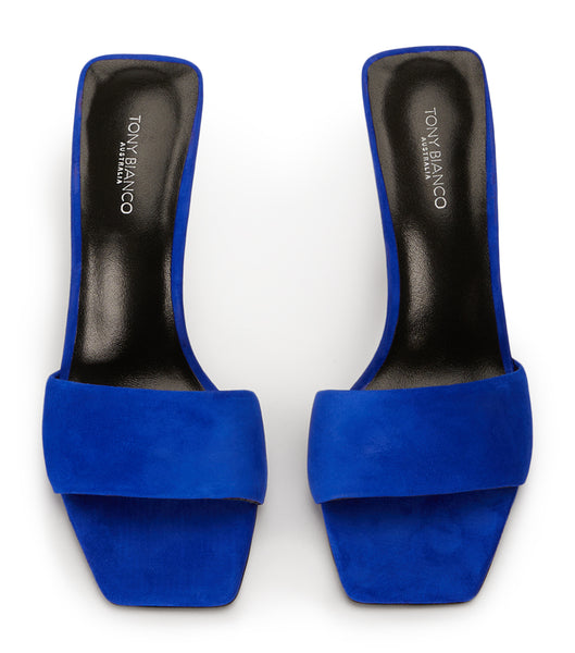 Tony Bianco Natalie Azure Suede 10.5cm Event Heels Azure | MYJVR57931