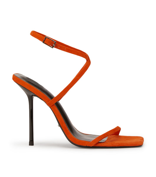 Tony Bianco Naxos Aperol Suede 10.5cm Event Heels Orange | MYCIF59864