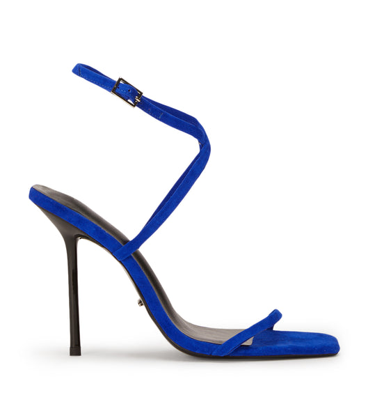 Tony Bianco Naxos Azure Suede 10.5cm Event Heels Azure | AMYWC30394