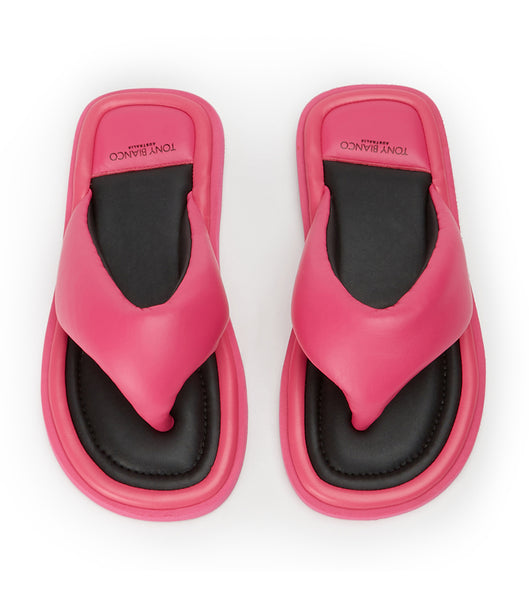 Tony Bianco Nikki Acid Pink Sandals Pink | MYEAH14825