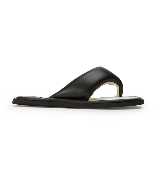 Tony Bianco Nikki Black Nappa Sandals Black | MYJZR90171