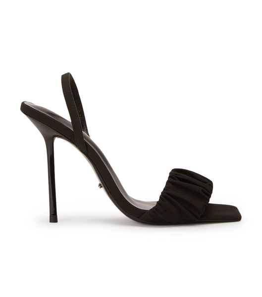 Tony Bianco Nixon Black Crepe 10.5cm Event Heels Black | YMYGT65590