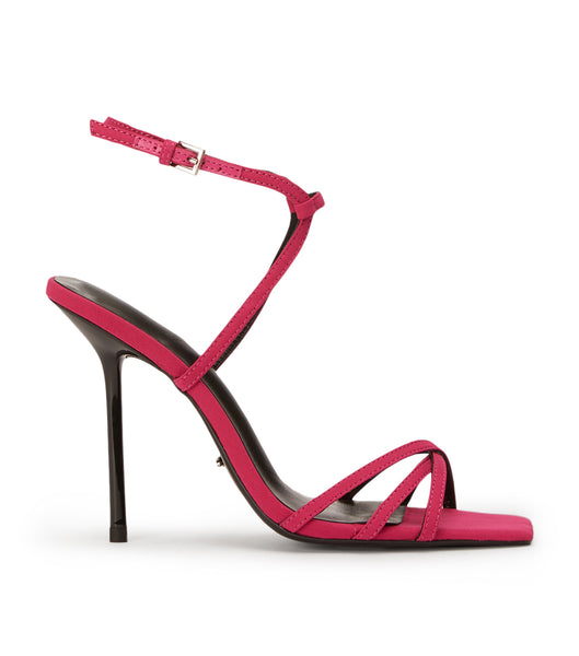 Tony Bianco Nomad Persian Crepe 10.5cm Stiletto Heels Pink | MYJKU47822