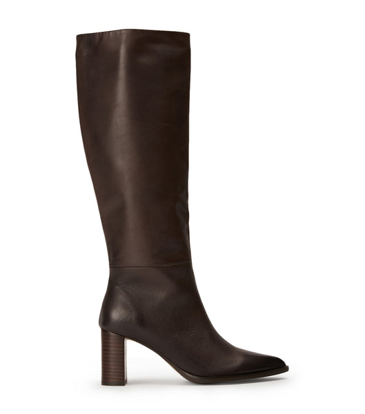 Tony Bianco Peppe Choc Como 7.5cm Heeled Boots Chocolate | AMYWC11590