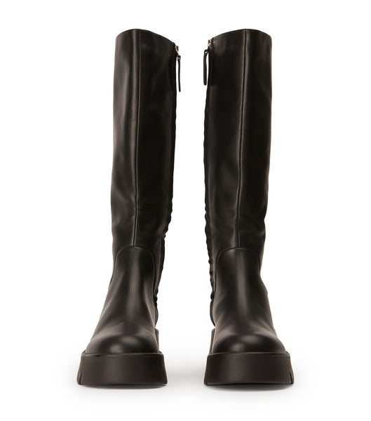 Tony Bianco Rage Black Turin 5.5cm Knee High Boots Black | FMYHY81456