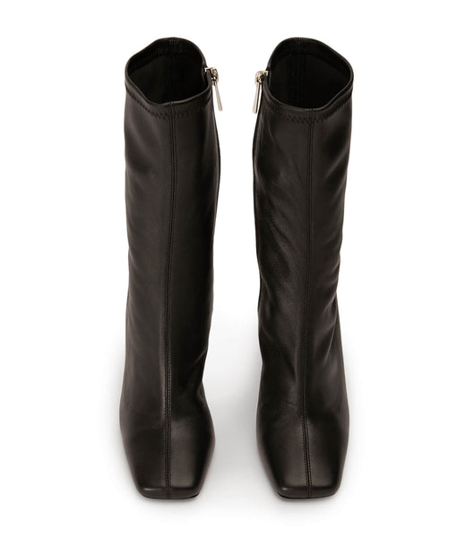 Tony Bianco Remie Black Venezia 10.5cm Heeled Boots Black | EMYVG91635