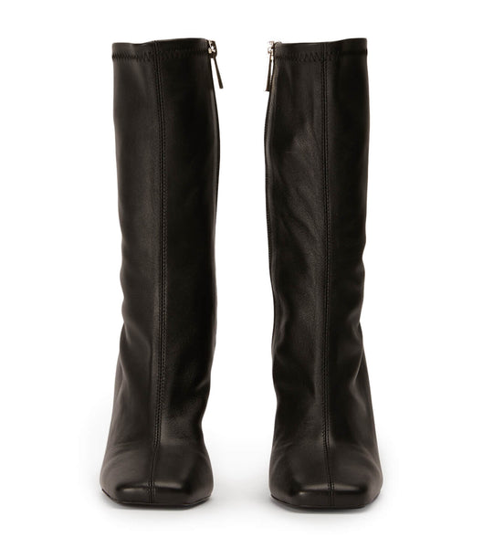 Tony Bianco Remie Black Venezia 10.5cm Stiletto Boots Black | MYEGJ14521