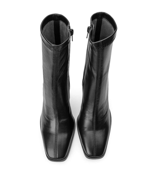 Tony Bianco Rover Black Venice 8.5cm Heeled Boots Black | QMYWA67196