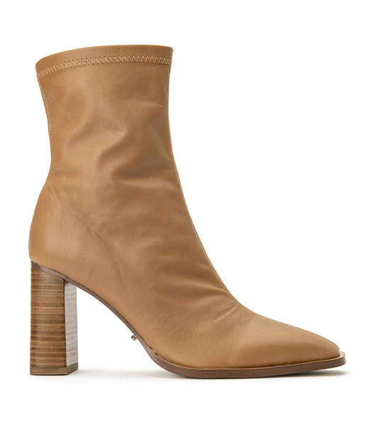 Tony Bianco Rover Caramel Venice 8.5cm Heeled Boots Beige | MYDYB84641