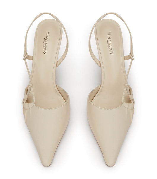 Tony Bianco Sakai Dove Nappa 8cm Court Shoes White | ZMYMJ34278